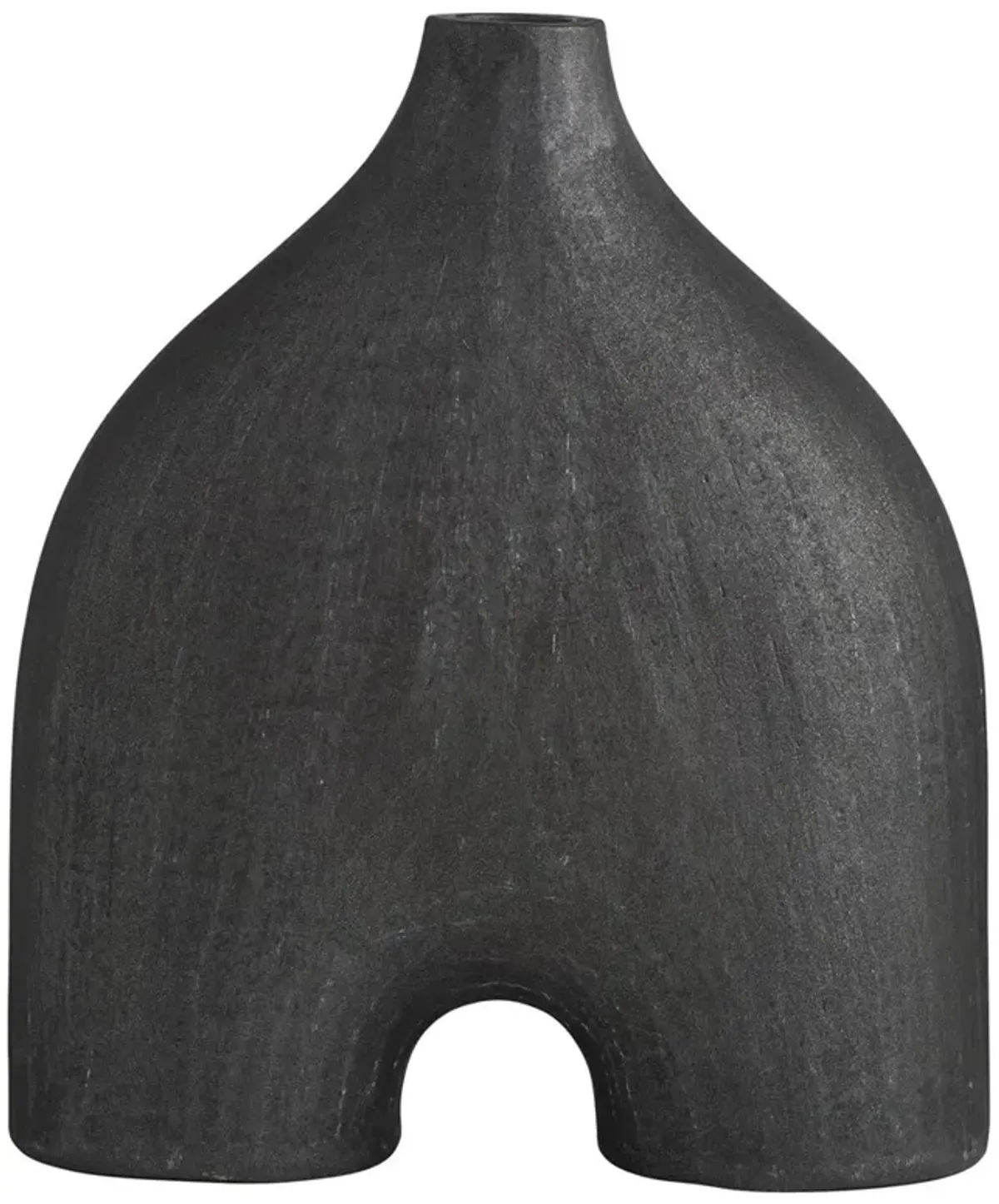 Jeffrey Modern Classic Matte Charcoal Terracotta Sculpture