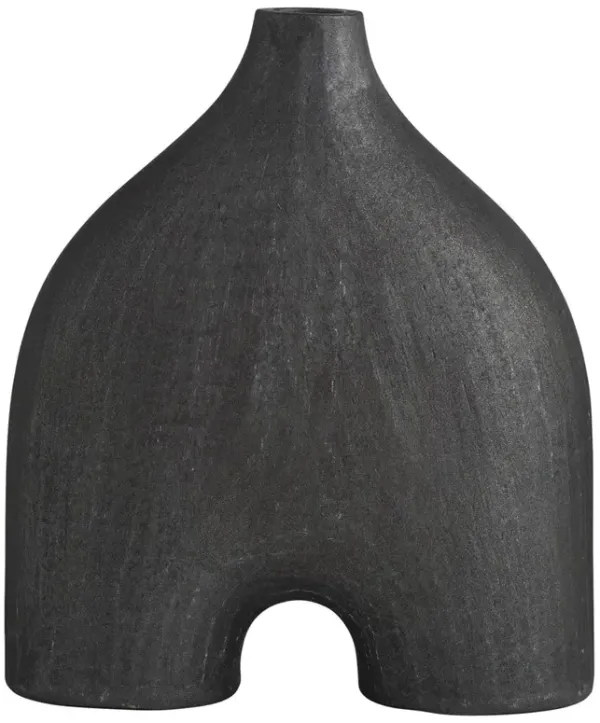 Jeffrey Modern Classic Matte Charcoal Terracotta Sculpture