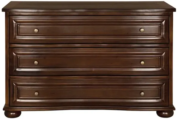 Londyn Updated Traditional Brown Wood Dresser
