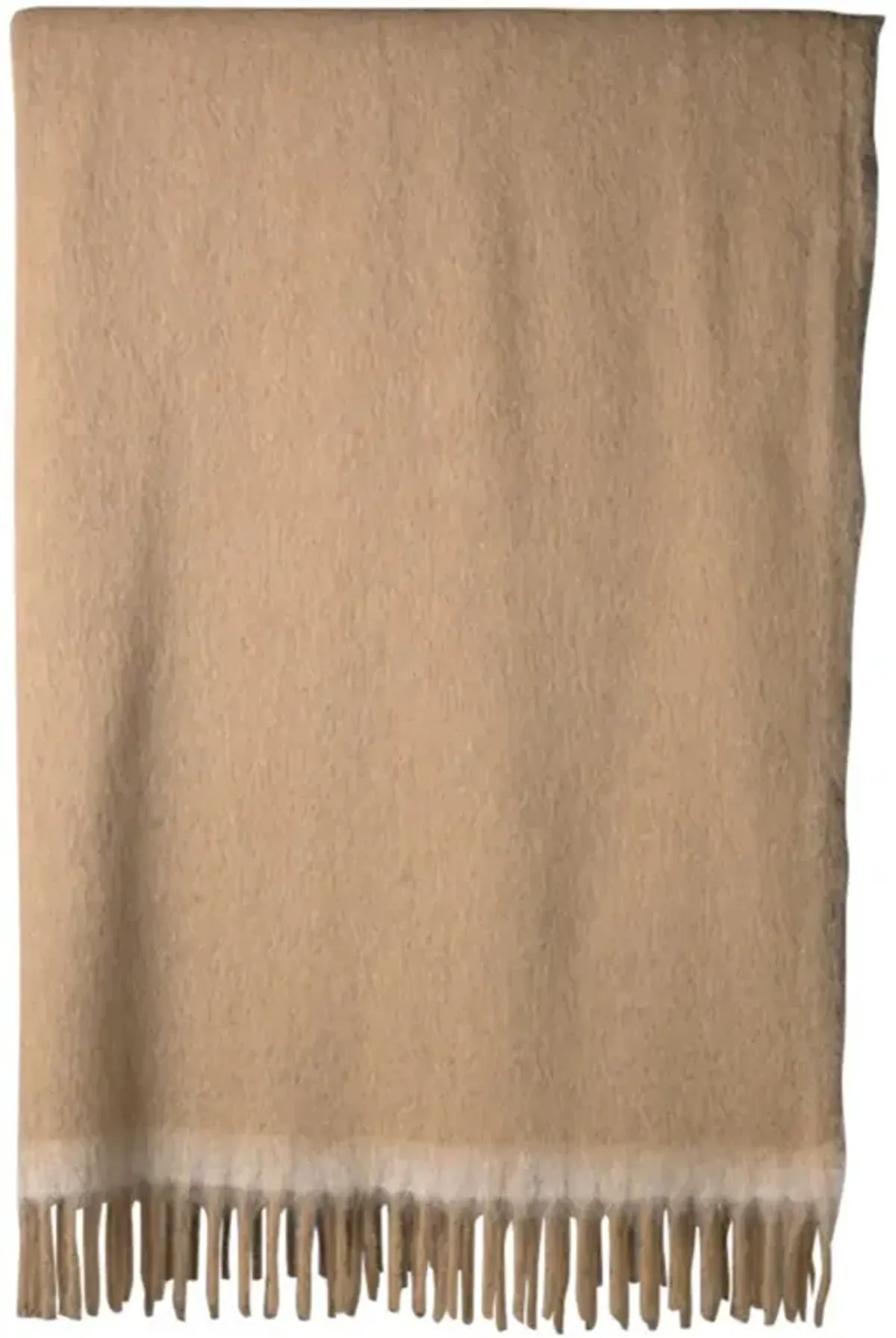 Ethan Modern Classic Brown Wool Woven Throw Blanket