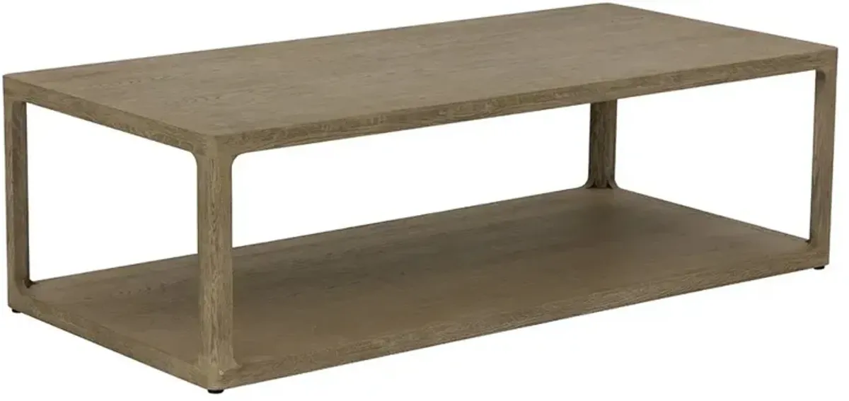 Miku Modern Classic Grey Oak Rectangular Coffee Table