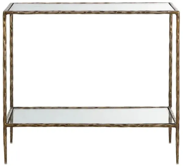 Mikayla Modern Classic Antique Brass Iron Nightstand