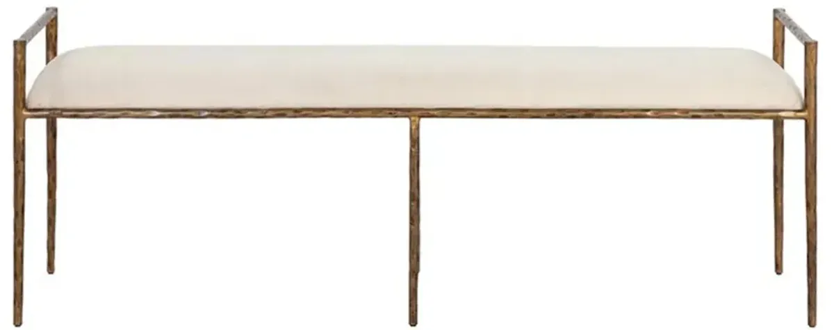 Jonty Modern Classic Cream Performance Bedroom Bench