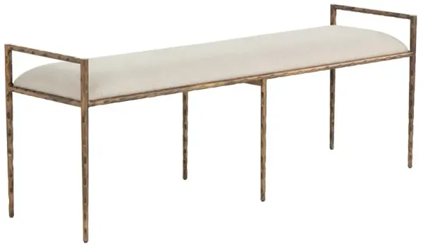 Jonty Modern Classic Grey Performance Bedroom Bench