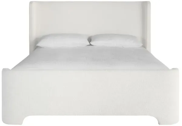 Lennie Modern Classic Cream Boucle Bed - King