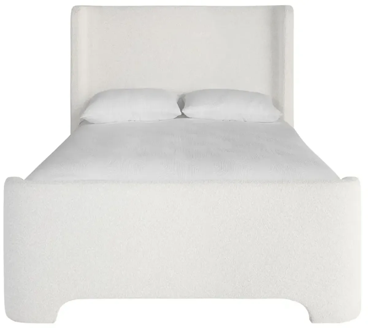 Lennie Modern Classic Cream Boucle Bed - Queen