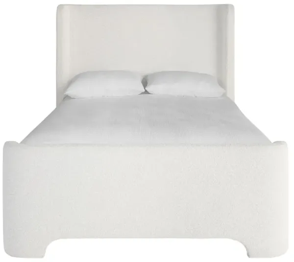 Lennie Modern Classic Cream Boucle Bed - Queen