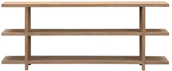 Collector Modern Classic Natural Oak Rectangular Console Table