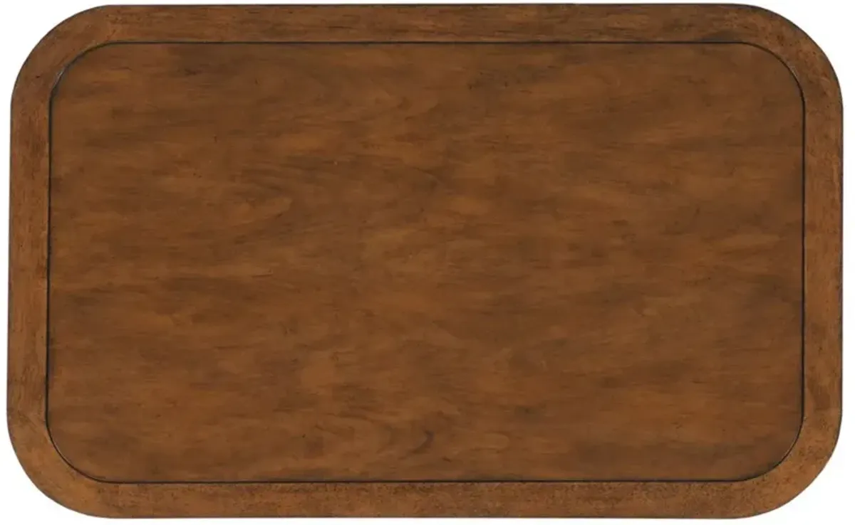 Pearl Modern Classic Brown Walnut Wood Nightstand