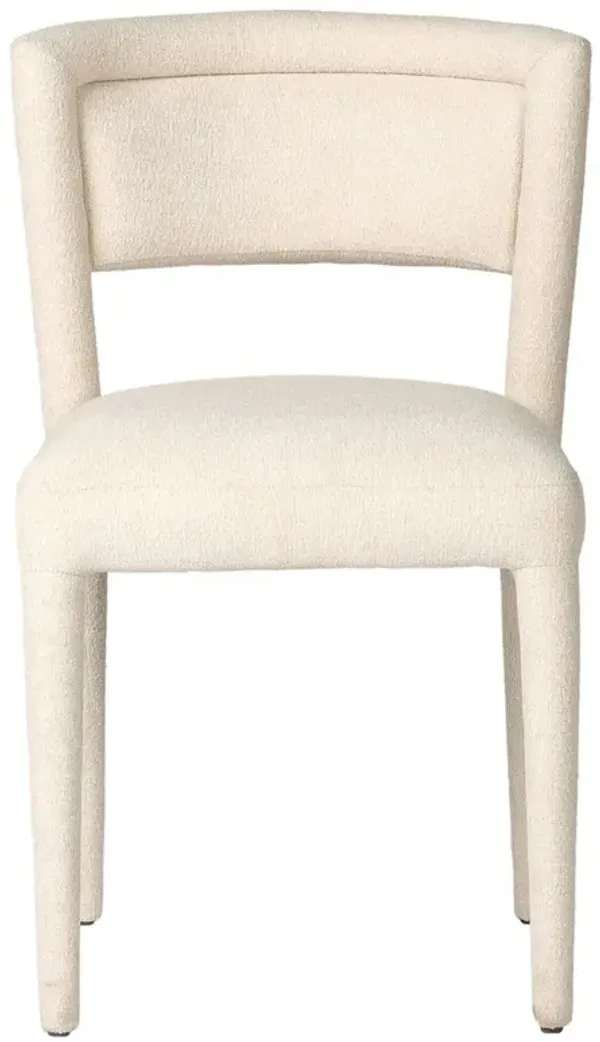 Bridget Modern Classic White Performance Dining Chair