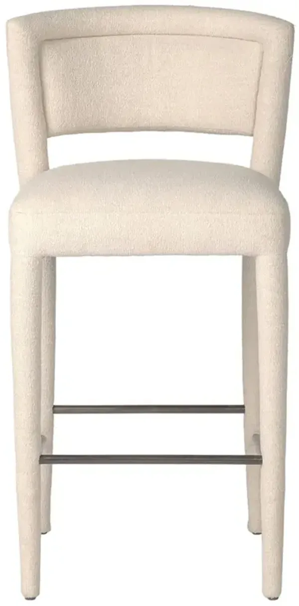 Bridget Modern Classic White Performance Counter Stool