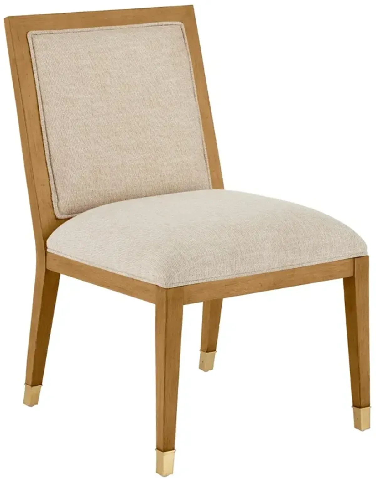 Bella Coastal Beach Beige Performance Natural Rattan Dining Chair