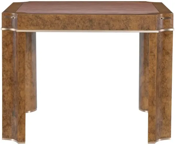 Alaine Modern Classic Brown Wood Game Table