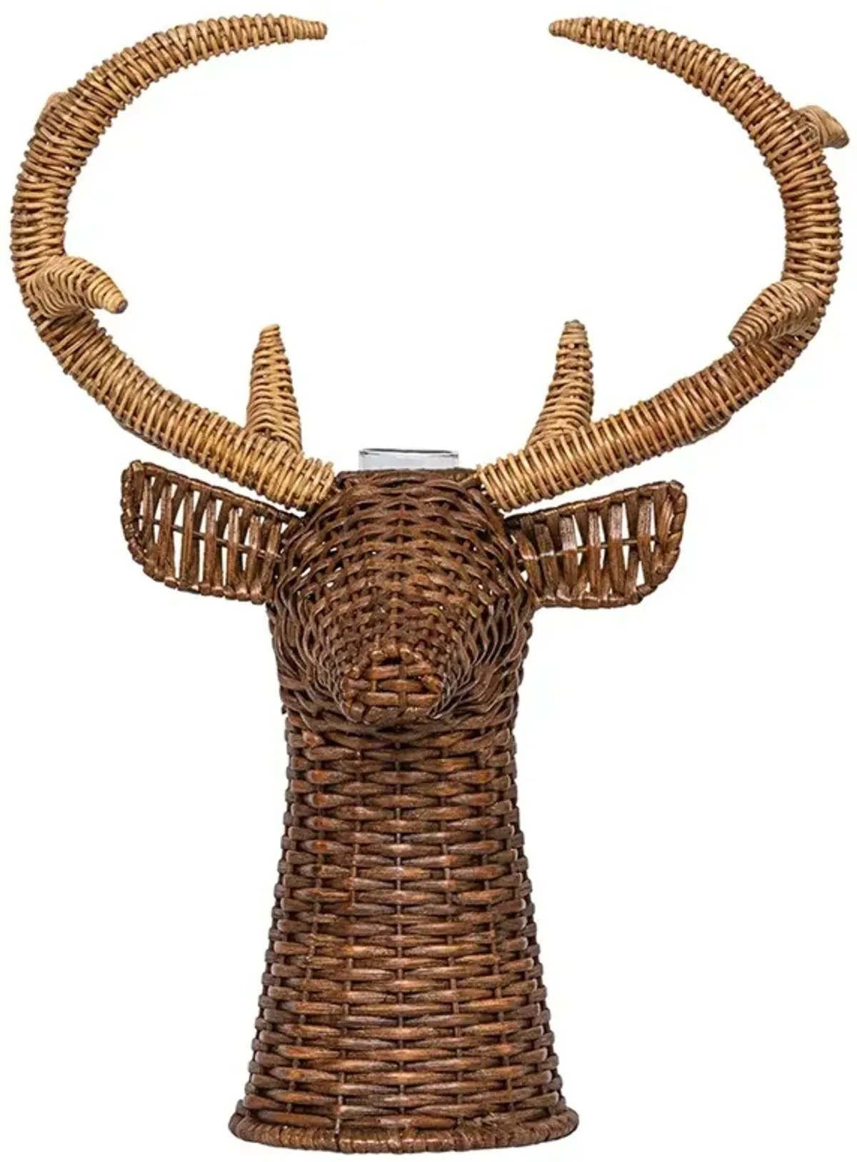 Juliska Devon Willow Traditional Brown Rattan Stag Vase - 22"