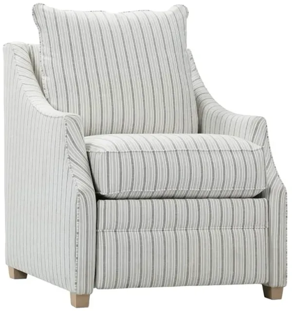 Serelis Coastal Beach Striped Recliner Arm Chair