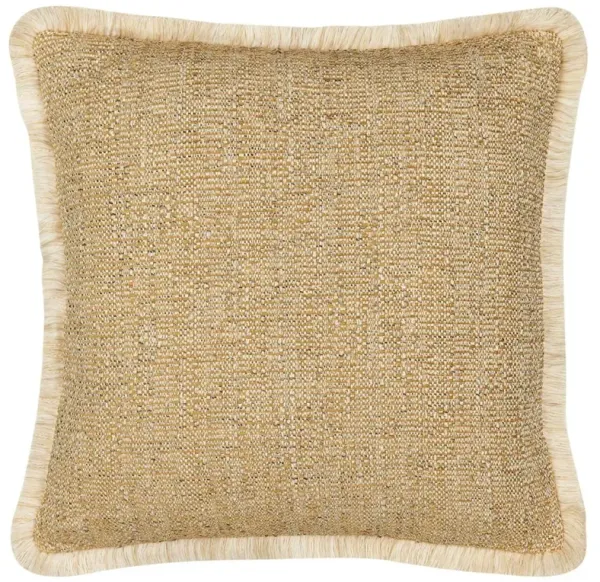 Chris Coastal Beach Gold Performance Throw Pillow - 20x20