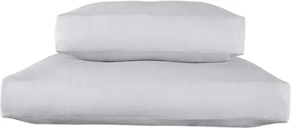 Sferra Lettino Modern Classic Grey Linen Dog Bed - Small