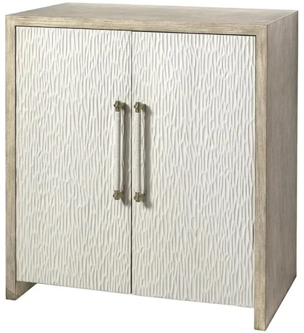 Palecek Halloway Coastal Beach Grey Hardwood Textured Bar Cabinet