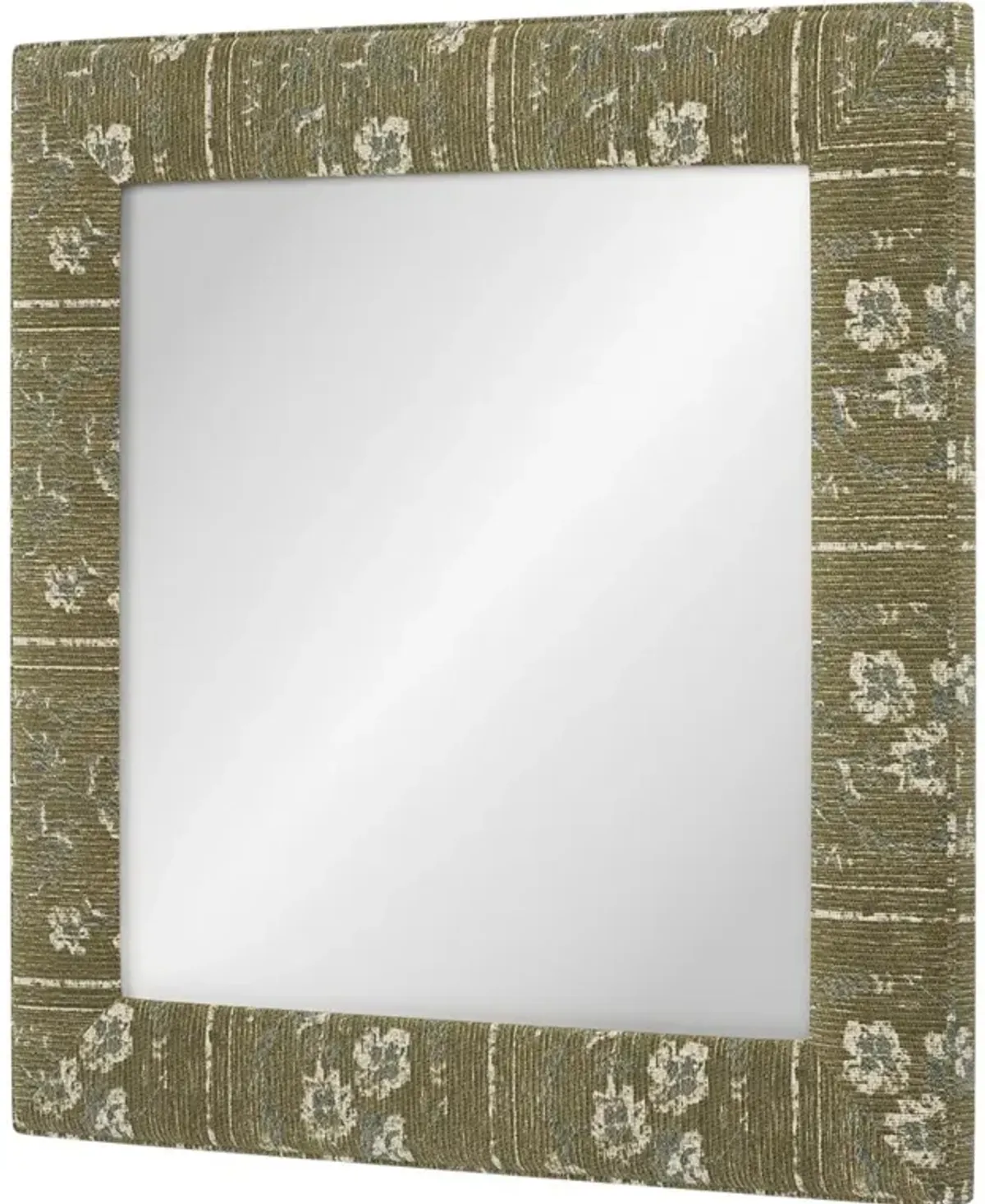 Cisco Home Isabel Traditional Foret Green Upholstered Wall Mirror