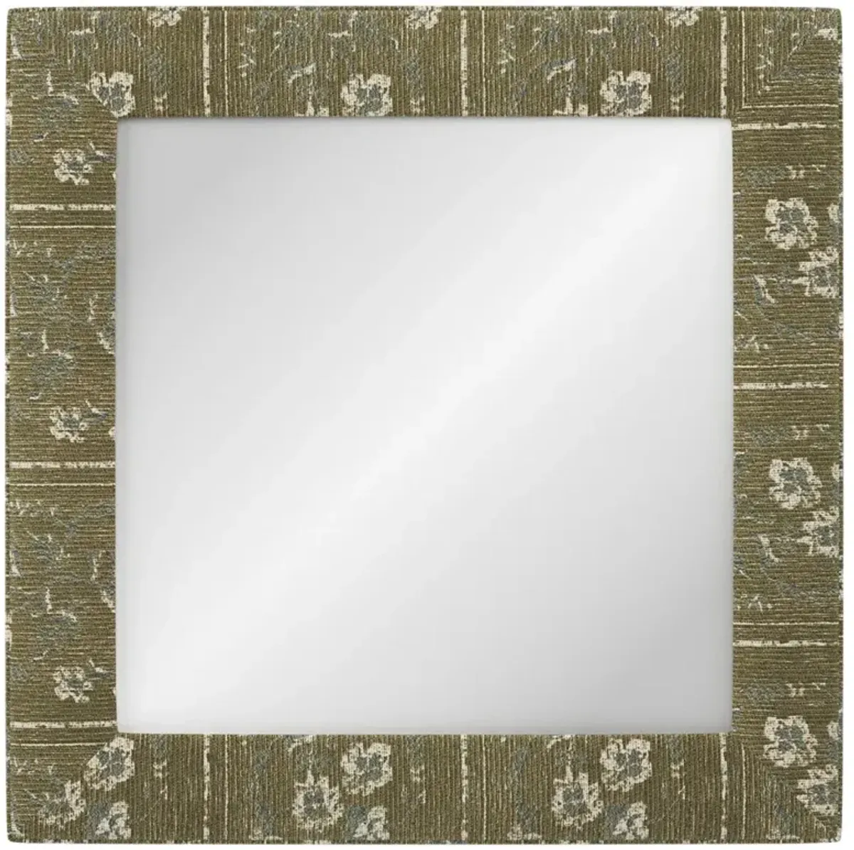 Cisco Home Isabel Traditional Foret Green Upholstered Wall Mirror