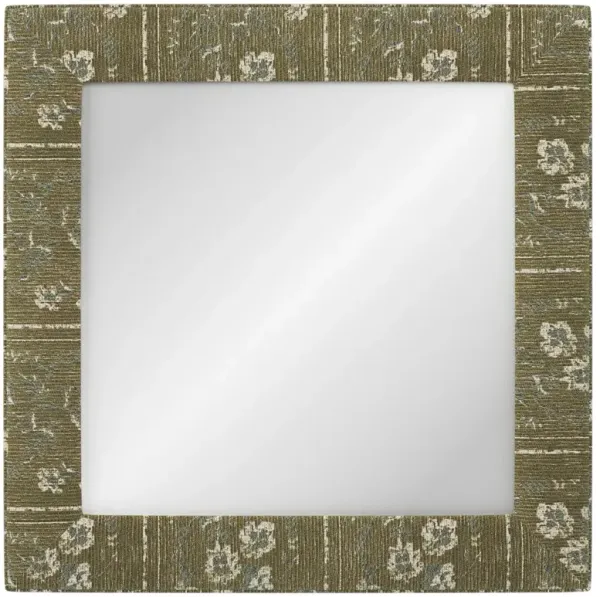 Cisco Home Isabel Traditional Foret Green Upholstered Wall Mirror
