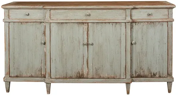 Aderyn French Country Sage Green Wood Buffet