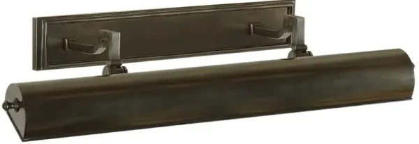 Visual Comfort Dean Updated Traditional Gun Metal Double Arm Picture Light - 24"