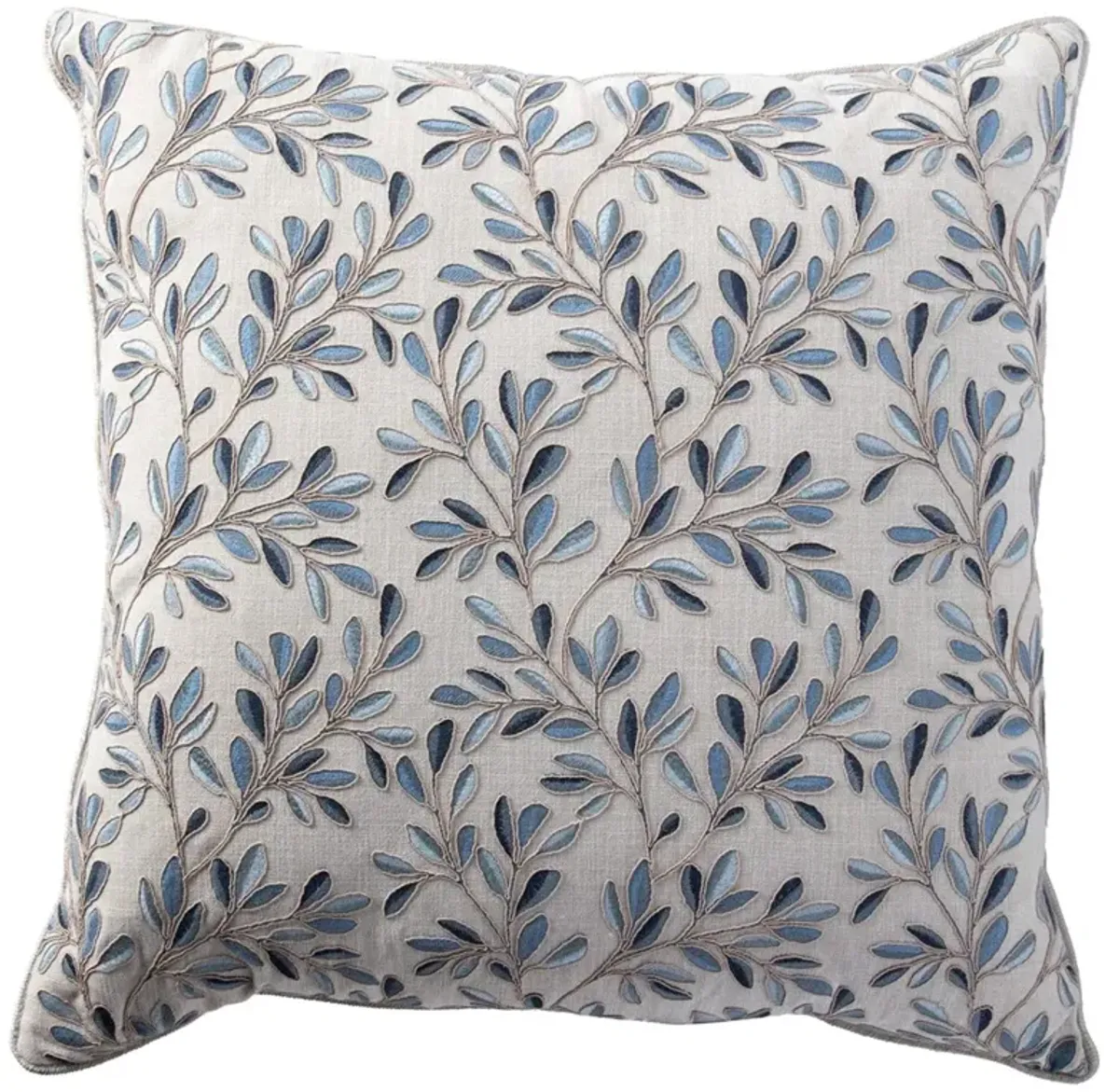 Olive Branch Updated Traditional Indigo Throw Pillow - 20x20