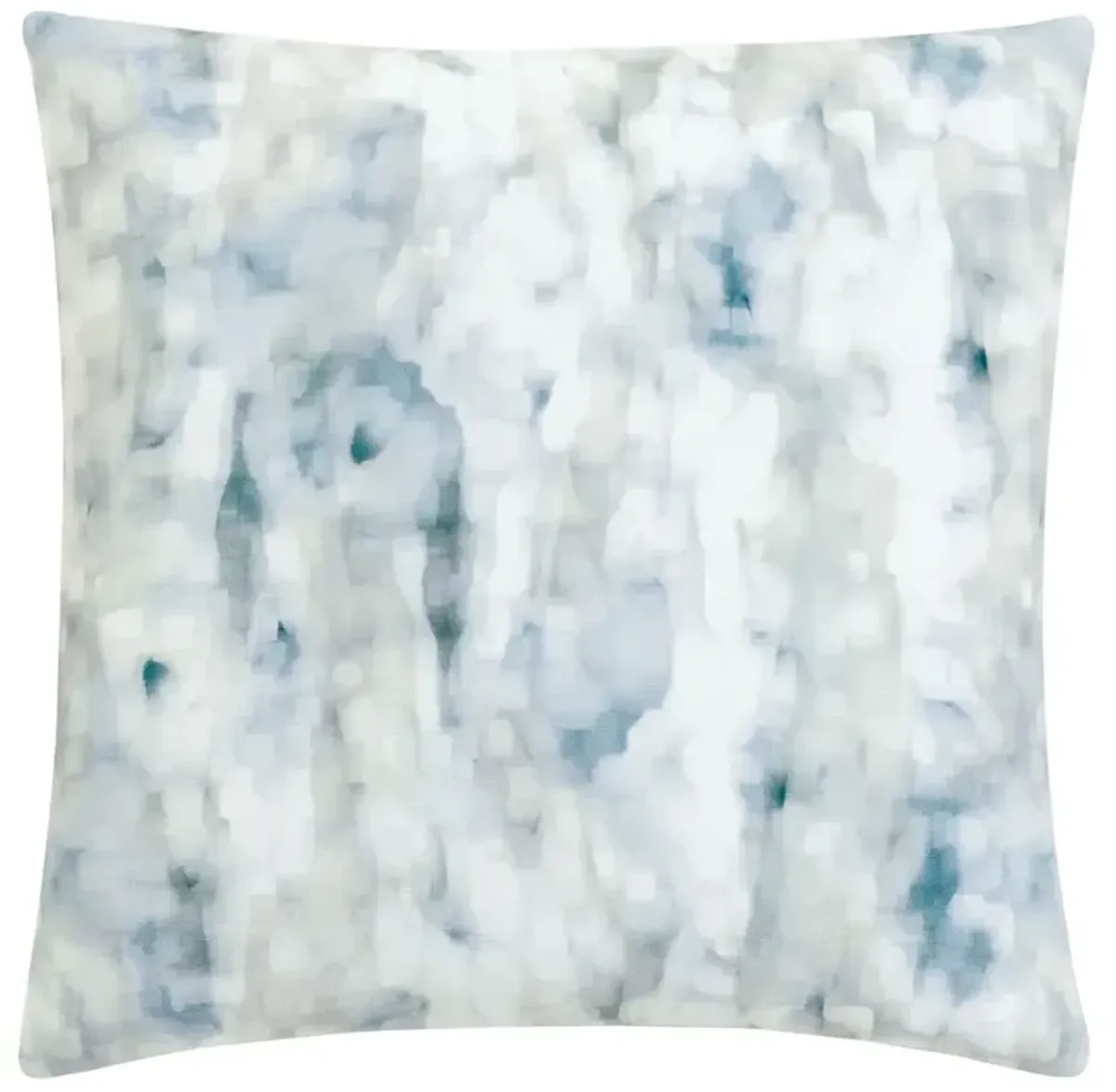 Carlene Modern Classic Blue Watercolor Woven Throw Pillow - 22x22