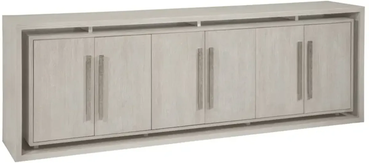 Mar Monte Modern Classic Beige Oak Media Console - 98"