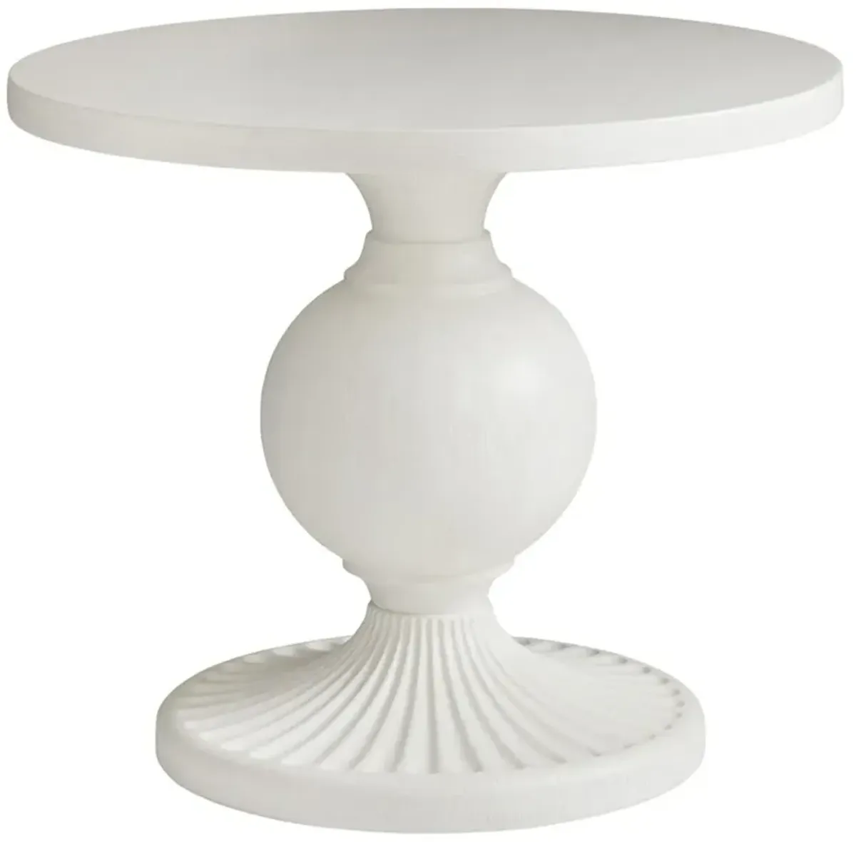 Marco French Country White Wood Round Entry Table - 36"