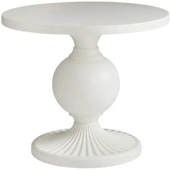 Marco French Country White Wood Round Entry Table - 36"