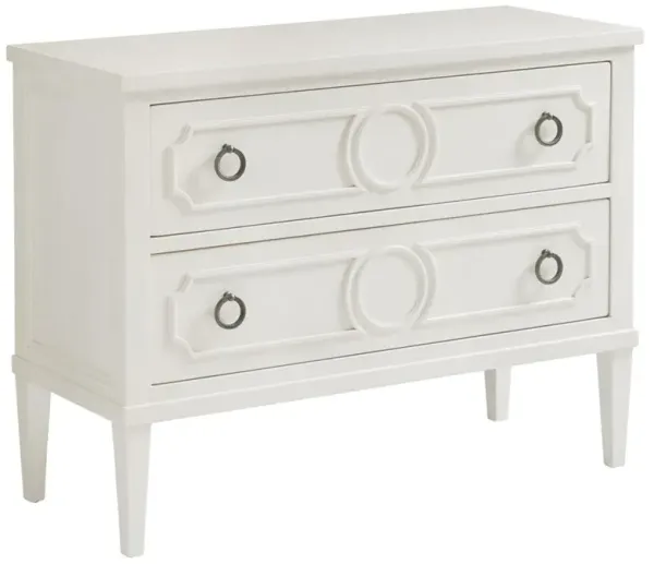 Brantley Updated Traditional White Wood Bachelor Chest