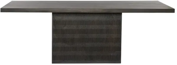 Kelby Modern Classic Brown Mango Wood Rectangular Dining Table - 84"