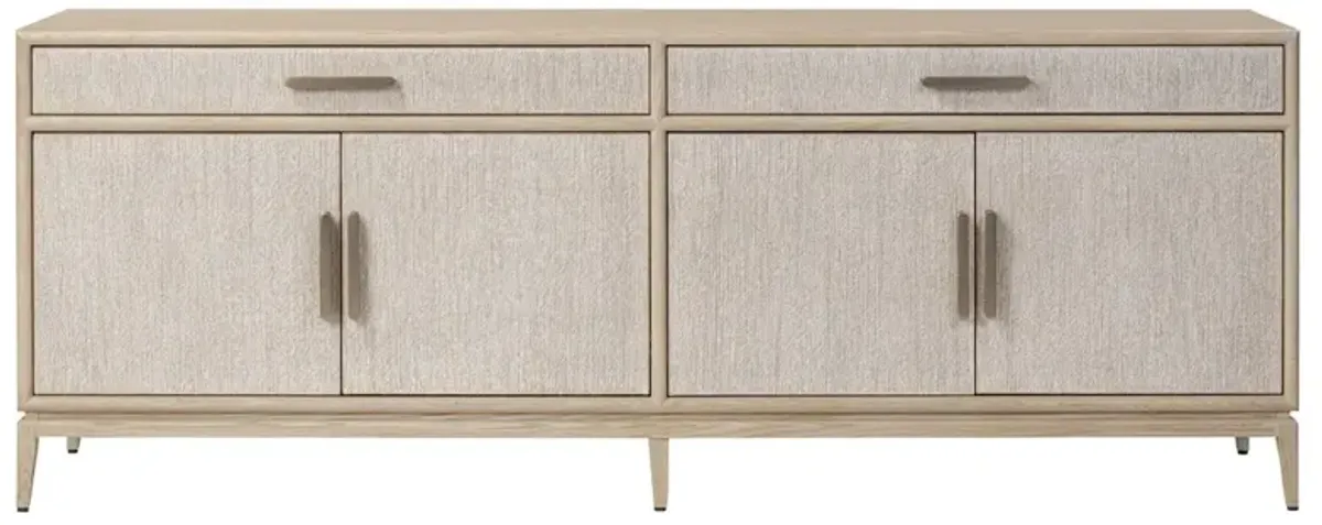 Rosenell Modern Classic Natural Oak Woven Rush Sideboard