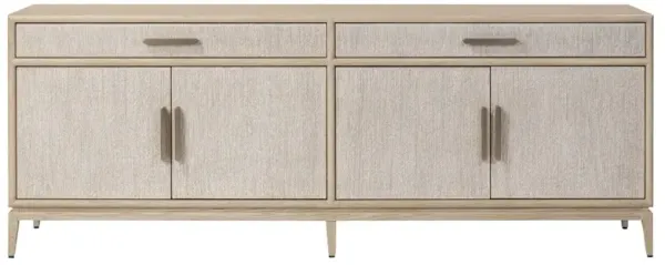 Rosenell Modern Classic Natural Oak Woven Rush Sideboard