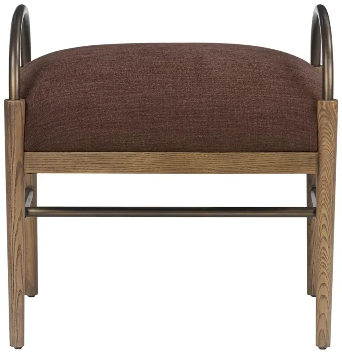 Demi Laughlin Plum Velvet Accent Stool