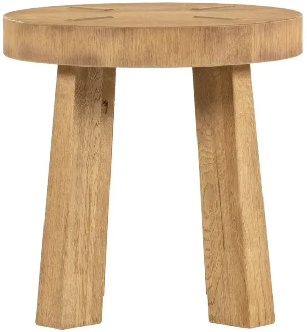 Sadira Worn Oak End Table