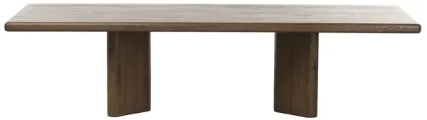 Castro Rustic Lodge Grey Reclaimed Oak Rectangular Dining Table - 118"