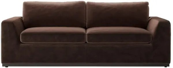 Colt Rustic Lodge Surrey Cocoa Velvet Sleeper Sofa - 89"