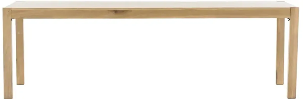 Isador Rustic Lodge Dry Wash Wood Rectangular Dining Table - 96"