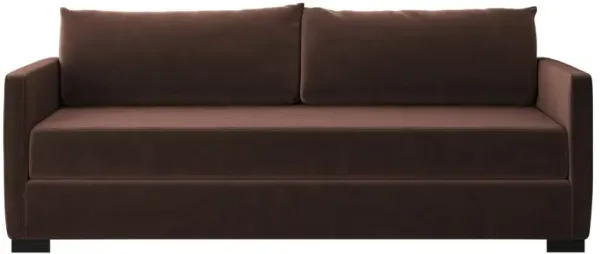 Wickham Modern Classic Surrey Cocoa Velvet Sleeper Sofa - Queen