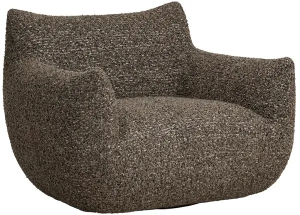 Margot Modern Classic Ivan Granite Boucle Swivel Chair