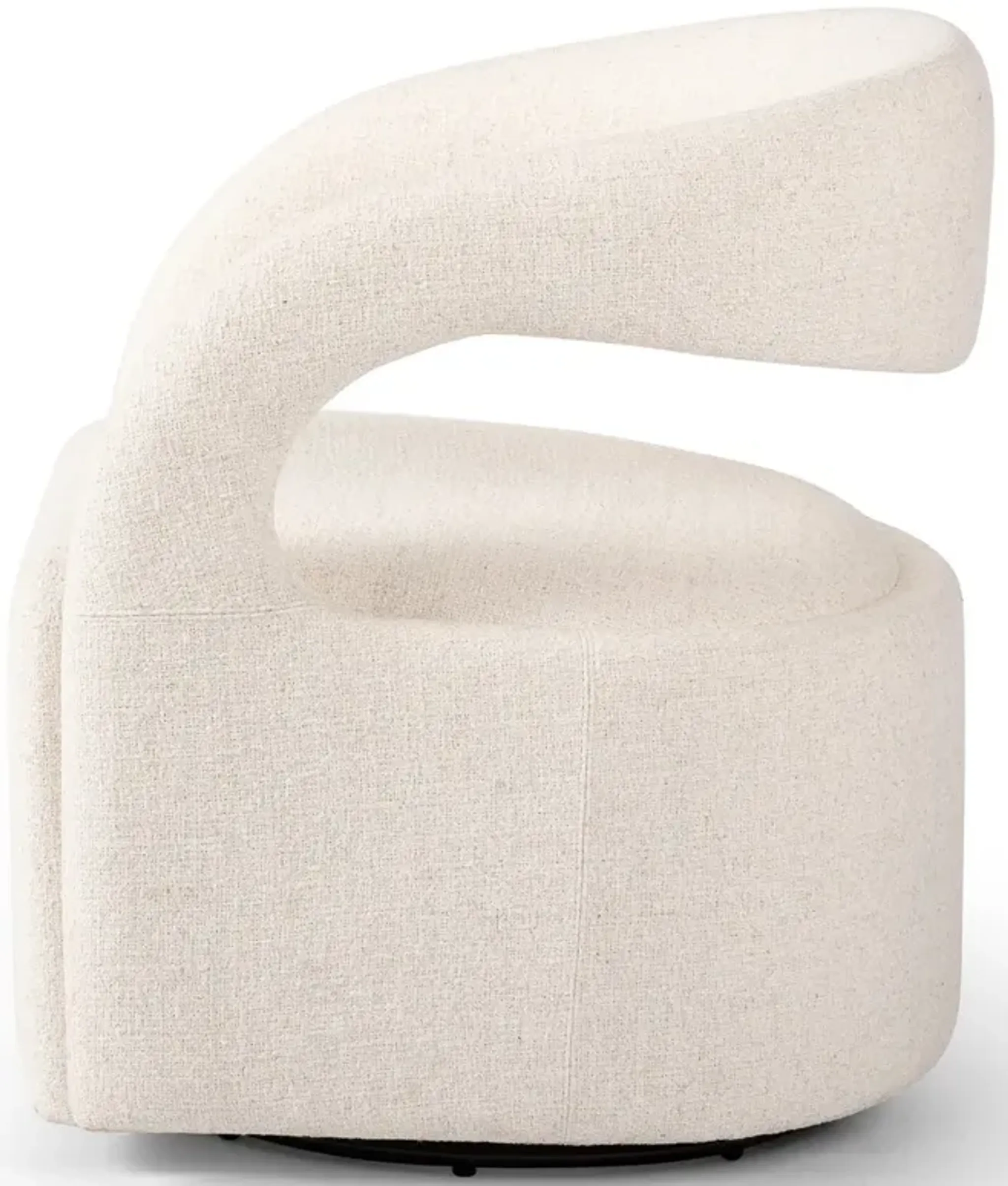Hawkins Modern Classic Omari Natural Performance Swivel Barrel Chair ...