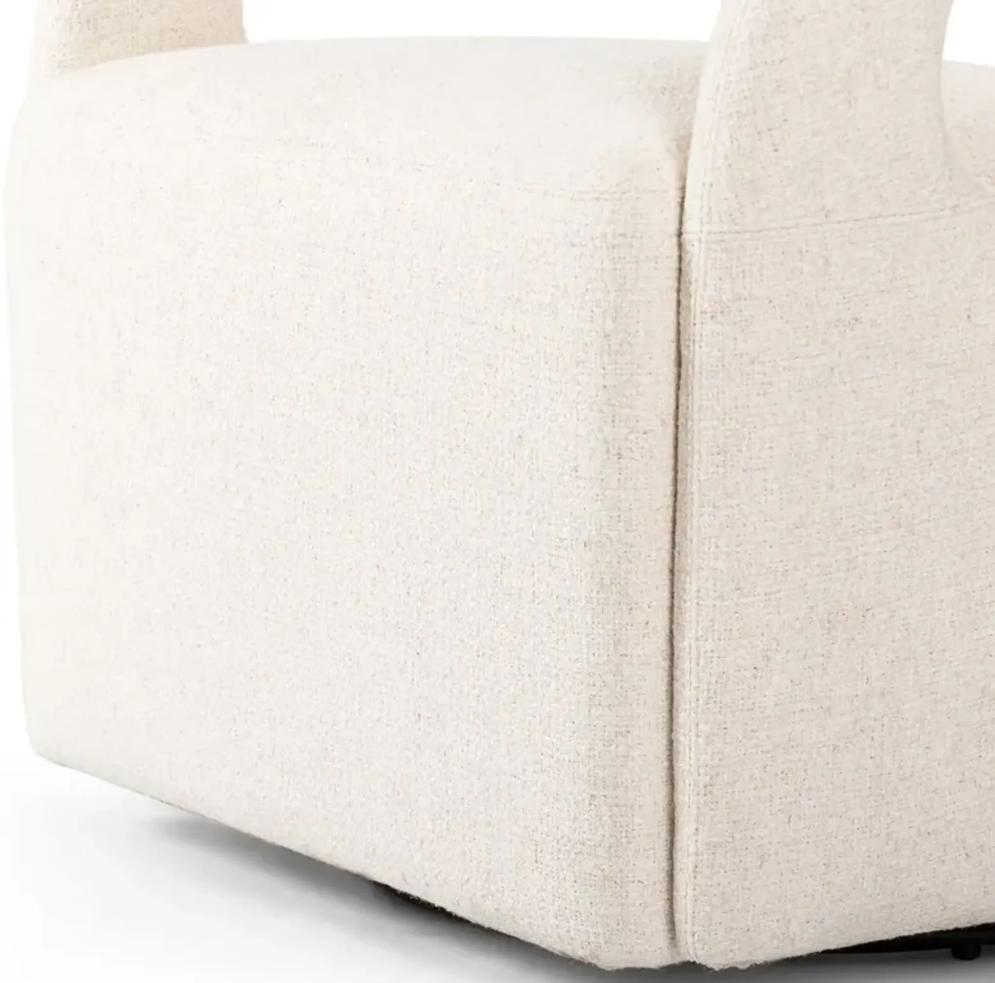Hawkins Modern Classic Omari Natural Performance Swivel Barrel Chair ...