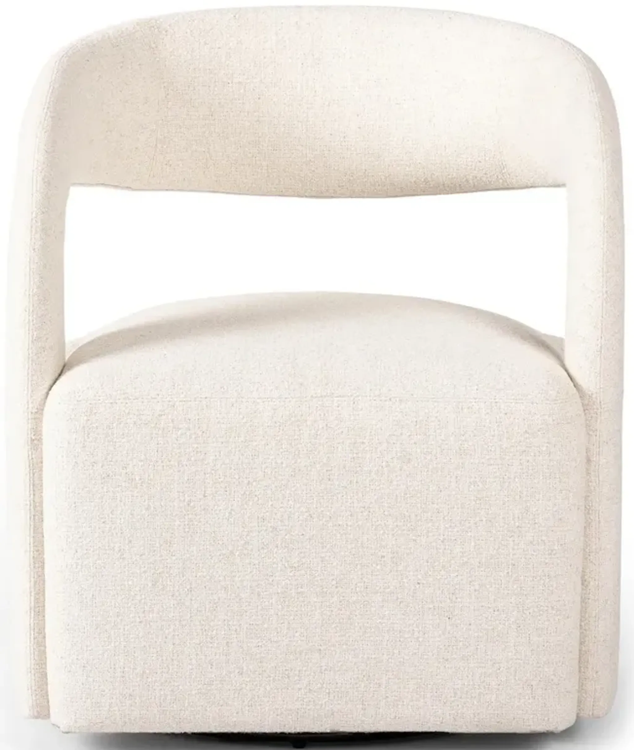 Hawkins Modern Classic Omari Natural Performance Swivel Barrel Chair ...
