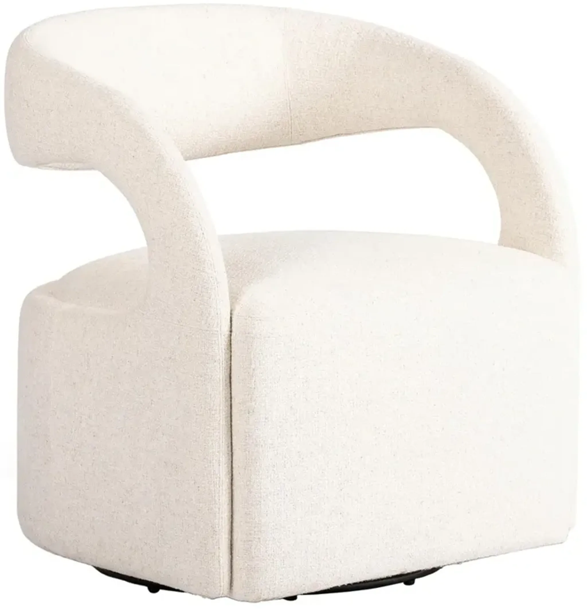 Hawkins Modern Classic Omari Natural Performance Swivel Barrel Chair ...