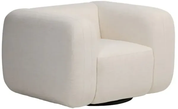 Nara Modern Classic Crypton Nomad Snow Swivel Chair