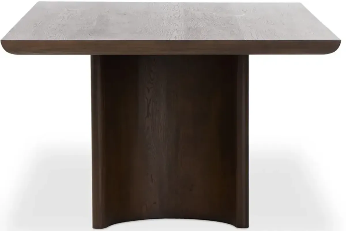 Conley Rustic Lodge Brown Oak Rectangular Dining Table - 94"