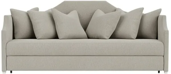 Carey Updated Traditional Beige Sleeper Sofa - 90"